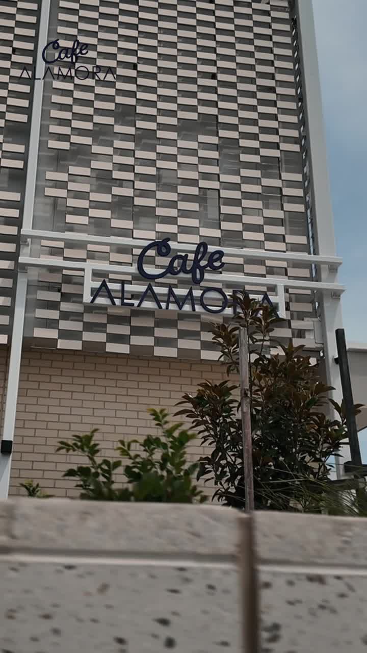 Café Alamora exterior from Hagos marketing work